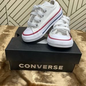 White Converse for a Toddler Boy/Girl
